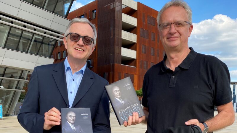 Michael Peneder und Andreas Resch erhalten Schumpeter Award 2022